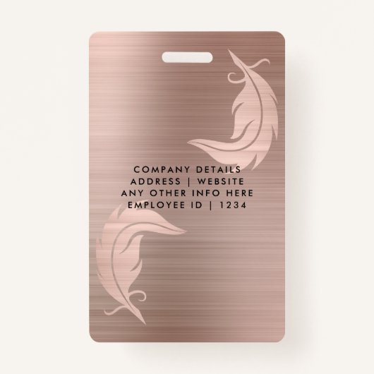 公証人ローン代理店ブラシ付きバラ金ゴールドクイル写真 バッジ (裏面)