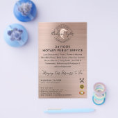 公証人ローン剤バラ金ゴールドブラシ金属マーケティング チラシ (シングル)