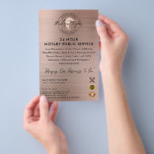 公証人ローン剤バラ金ゴールドブラシ金属マーケティング チラシ (ハンドル)