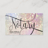 公証人ローン契約代理モダン人 名刺 (正面)