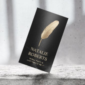 公証人ローン署名エージェモダンントブラック&金ゴールド 名刺