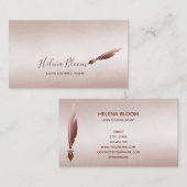 公証人ローン署名エージェントのリムーバブルペン 名刺 (正面/裏面)