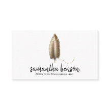 公証人ローン署名エージェントエレガントのクイールペンのロゴ