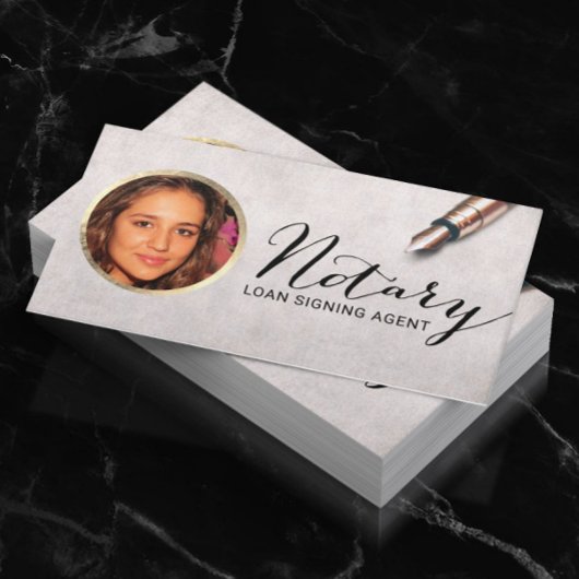 公証人ローン署名エージェントカスタムの写真 名刺