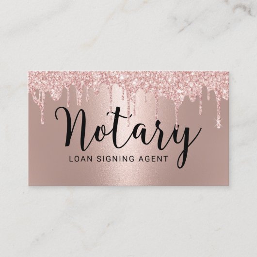 公証人ローン署名エージェントトレンディーバラ金ゴールドの低下 名刺 (正面)