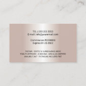 公証人ローン署名エージェントバラ金ゴールドクイル 名刺 (裏面)