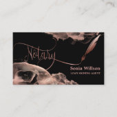 公証人ローン署名エージェントモダンバラ金ゴールドインク 名刺 (正面)