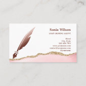 公証人ローン署名エージェントモダンバラ金ゴールドゲートB 名刺 (裏面)