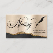 公証人ローン署名エージェントモダンバラ金ゴールドゲートB 名刺 (正面)