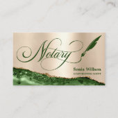 公証人ローン署名エージェントモダンバラ金ゴールドゲートB 名刺 (正面)