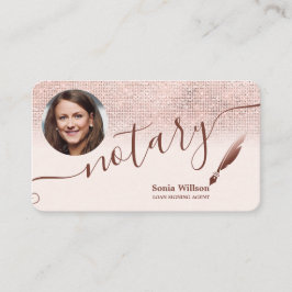 公証人ローン署名エージェントモダン写真の追加 名刺