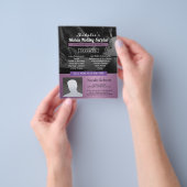 公証人ローン署名エージェントモダン紫の写真 チラシ (手)