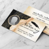 公証人ローン署名エージェント大理石ゲート写真 名刺