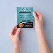 公証人ローン署名エージェント プロフェッショナル ティール フォト チラシ (手)