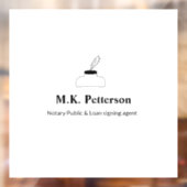 公証人ローン署名エージェント 名前 住所を追加 ウィンドウサイン (シート2)