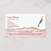 公証人ローン署名エージェントQRコード写真の挿入 名刺 (裏面)