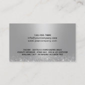 公証人ローン署名エージェンモダント黒い写真 名刺 (裏面)