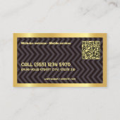 🏛️公証人ローン署名カスタムQR コーリングカード (裏面)