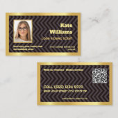 🏛️公証人ローン署名カスタムQR 名刺 (正面/裏面)