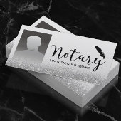 公証人ローン署名代理人シルバーグリッター写真 名刺