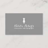 公証人ローン署名代理人プレイングレーミニマリスト 名刺 (正面)