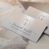 公証人ローン署名代理人ペンNibロゴシルバー 名刺