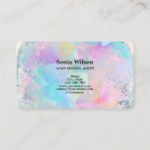 公証人ローン署名代理人ホログラフィモダンックオパール 名刺 (裏面)