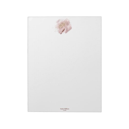 公証人ローン署名代理人モダンバラ金ゴールド機関 ノートパッド (回転)