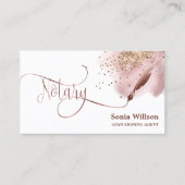 公証人ローン署名代理人モダンバラ金ゴールド機関 名刺 (正面)