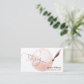 公証人ローン署名代理人モダンバラ金ゴールド機関 名刺 (スタンド正面)