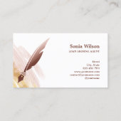 公証人ローン署名代理人モダンバラ金ゴールド機関 名刺 (裏面)