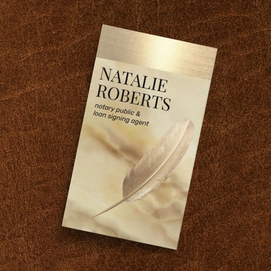 公証人ローン署名代理人金ゴールドクイル大理石 名刺