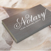 公証人ローン署名剤タイポグラフィ銅金属 名刺