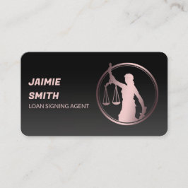 🚩公証人ローン署名名刺 名刺