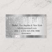 公証人ローン署名業者の縁ど金ゴールド 名刺 (裏面)