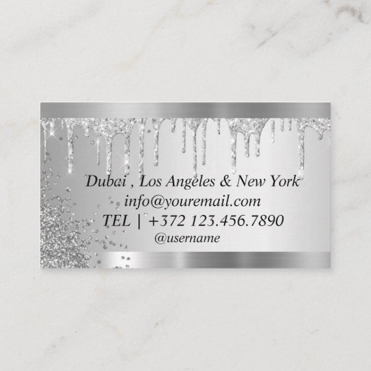 公証人ローン署名業者の縁ど金ゴールド 名刺 (裏面)