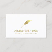 公証人ローン署名業者の金ゴールド 名刺 (正面)