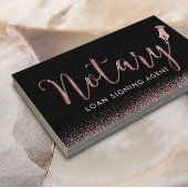 公証人ローン署名業者バラ金ゴールドタイポグラフィ 名刺