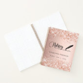 公証人ローン署名業者バラ金ゴールドペン ノートブック (内部)