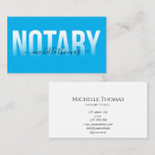 公証人ローン署名業者バラ金ゴールド大理石事業 名刺 (正面/裏面)