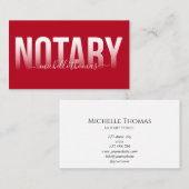 公証人ローン署名業者バラ金ゴールド大理石事業 名刺 (正面/裏面)