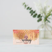 公証人ローン署名業者バラ金ゴールド弁護士部 名刺 (スタンド正面)