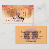 公証人ローン署名業者バラ金ゴールド弁護士部 名刺 (正面/裏面)