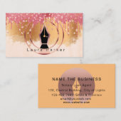 公証人ローン署名業者バラ金ゴールド弁護士 名刺 (正面/裏面)