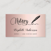 公証人ローン署名業者バラ金ゴールド赤面QRコード 名刺 (正面)