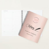 公証人ローン署名業者バラ金ゴールド2025 プランナー手帳 (ディスプレー)