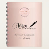 公証人ローン署名業者バラ金ゴールド2025 プランナー手帳 (正面)