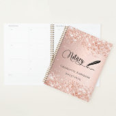 公証人ローン署名業者バラ金ゴールド2025 プランナー手帳 (ディスプレー)