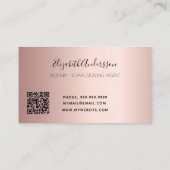 公証人ローン署名業者バラ金ゴールドQRコード 名刺 (裏面)