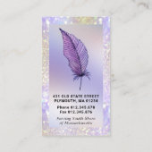 公証人ローン署名業者パープルグリッター 名刺 (裏面)